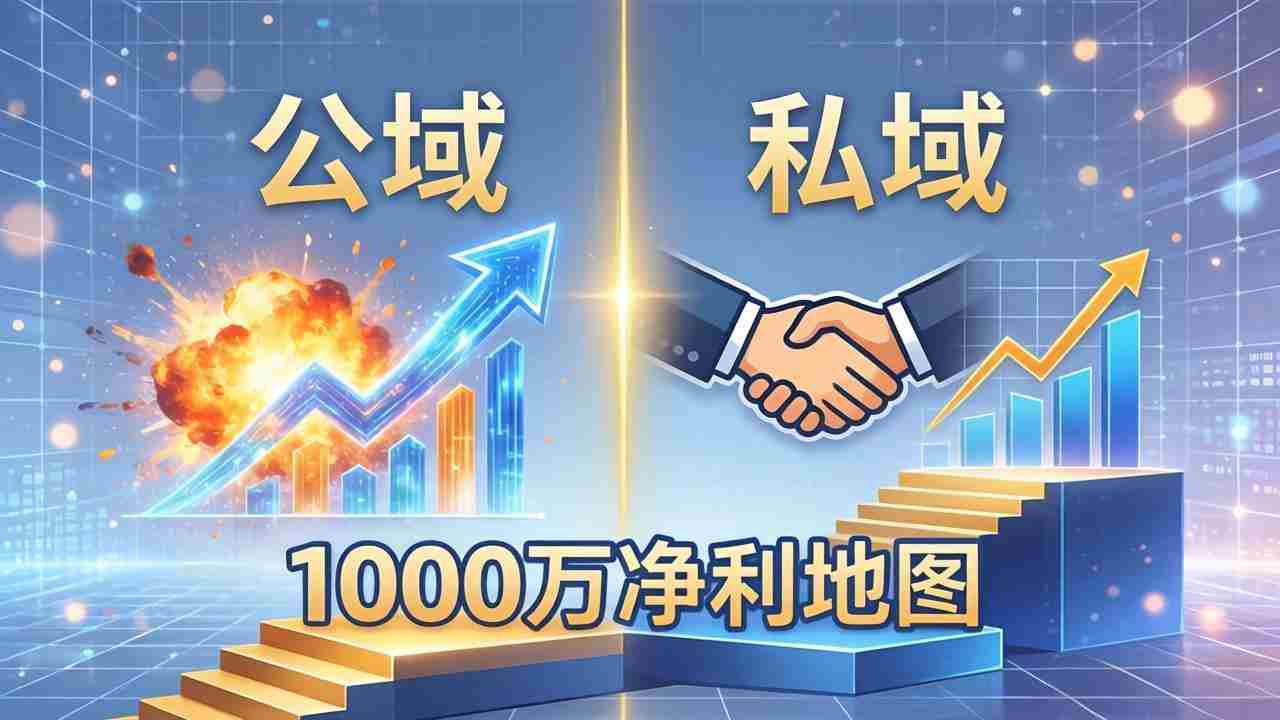 （18217期）公域玩命出爆款，私域悄悄做成交：这套AI内训课，2026给你打通1000万净利的地图-湘创网