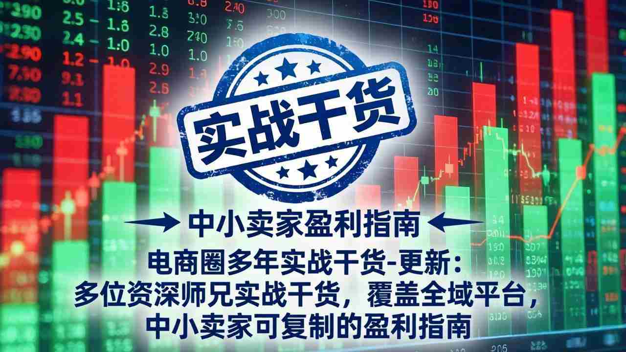 （18398期）电商圈多年实战干货-更新5月10：多位资深师兄实战干货/覆盖全域平台，中小卖家可复制的盈利指南-湘创网