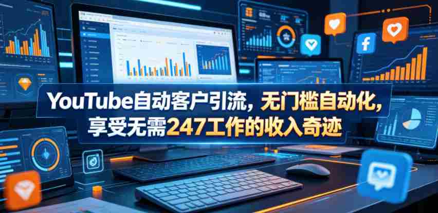 YouTube自动客户引流,无门槛自动化,享受无需247工作的收入奇迹!【原创双语字幕】