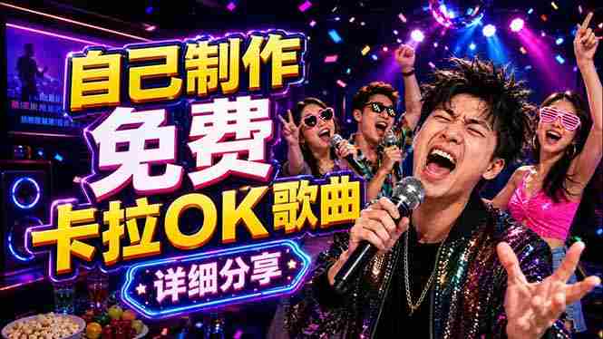 （18610期）免费卡拉OK歌曲制作全攻略：音轨分离字幕制作，零基础快速做出专业K歌视频-湘创网