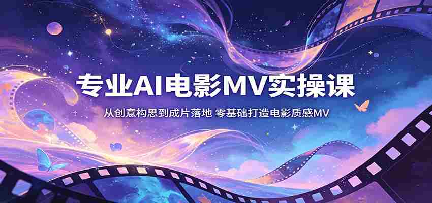专业AI电影MV实操课：从创意构思到成片落地，零基础打造电影质感MV-湘创网