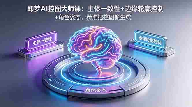 （18619期）即梦AI控图大师课：主体一致性+边缘轮廓控制+角色姿态，精准把控图像生成-湘创网