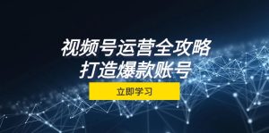 (12912期)视频号运营全攻略,从定位到成交一站式学习,视频号核心秘诀,打造爆款...-湘创网