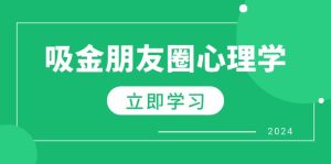 (12899期)朋友圈吸金心理学:揭秘心理学原理,增加业绩,打造个人IP与行业权威-湘创网