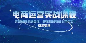 电商运营实战课程:完整解读生意参谋,教你如何有效上架宝贝,引流变现-湘创网