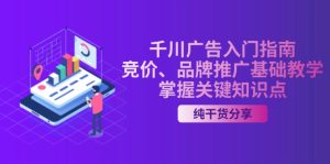 (13304期)千川广告入门指南|竞价、品牌推广基础教学,掌握关键知识点-湘创网