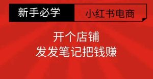 小红书零食共创【新手易上手】开个店铺,发发笔记把钱赚-湘创网