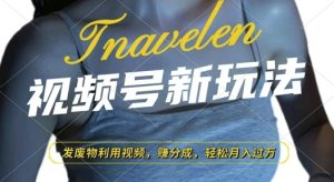 视频号新玩法,废物利用视频,撸分成收益,轻松月入过W【揭秘】-湘创网