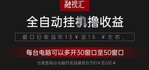 全网独家,全自动观影看广告撸收益项目-湘创网