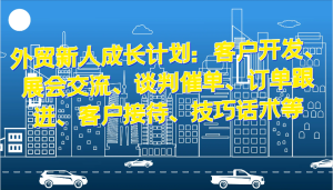 外贸新人成长计划:客户开发、展会交流、谈判催单、订单跟进、客户接待、技巧话术等-湘创网