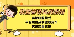 (13735期)联盟营销实战指南,详解联盟模式、平台规则及联盟客运作,实现流量变现-湘创网