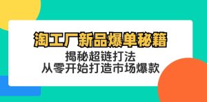 淘工厂新品爆单秘籍:揭秘超链打法,从零开始打造市场爆款-湘创网