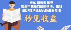 (12840期)数据采集最新玩法单机300+脚本无限开 有无限注册账号的方法免费送可开...-湘创网