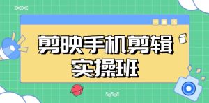 (13264期)剪映手机剪辑实战班,从入门到精通,抖音爆款视频制作秘籍分段讲解-湘创网