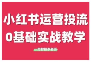 小红书运营投流,小红书广告投放从0到1的实战课,学完即可开始投放-湘创网