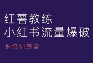 红薯教练-小红书内容运营课,小红书运营学习终点站-湘创网
