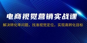 电商视觉营销实战课,解决转化率问题,找准视觉定位,实现高转化目标-湘创网
