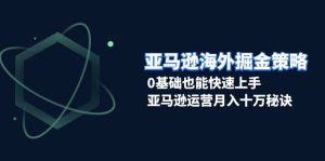 (13644期)亚马逊海外掘金策略,0基础也能快速上手,亚马逊运营月入十万秘诀-湘创网