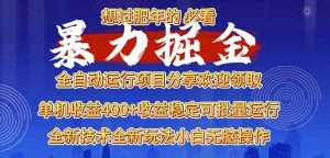 (13675期)2025暴力掘金项目,想过肥年必看!-湘创网