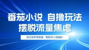 (13105期)番茄小说自撸玩法 摆脱流量焦虑 日入1000+-湘创网