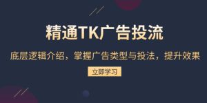 (13641期)精通TK广告投流:底层逻辑介绍,掌握广告类型与投法,提升效果-湘创网