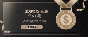 (13478期)游戏拉新玩法 一个6-8 日入300+-湘创网