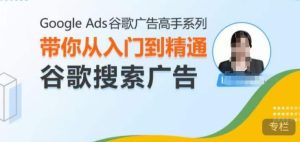 Google Ads谷歌广告高手 – 搜索广告,带你从入门到精通谷歌搜索广告-湘创网