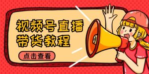 视频号直播带货教程:选品思路与话术拆解/掌握多种带货套路/提升直播效果-湘创网