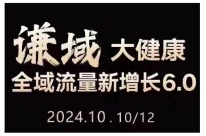 大健康全域流量新增长6.0,公域+私域,直播+短视频,从定位到变现的实操终点站-湘创网