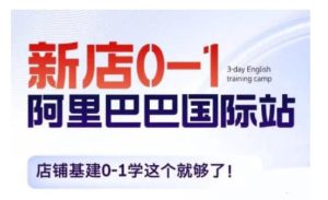阿里巴巴国际站新店0-1,店铺基建0-1学这个就够了-湘创网