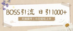 招聘平台暴力引流3.0,无脑狂打,日引流100+,小白迅速上手-湘创网