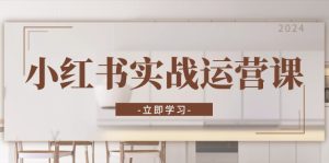 (13238期)小红书实战运营课:从开通店铺到直播话术,打造爆款笔记与高效直播-湘创网