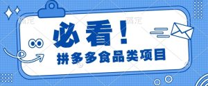 揭秘拼多多食品项目日出千单,解锁高利润运营及选品技巧,新手当天上手-湘创网