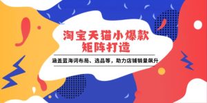 淘宝天猫小爆款矩阵打造:涵盖蓝海词布局、选品等,助力店铺销量飙升-湘创网