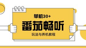 (13966期)番茄畅听玩法与养机教程:单日日入30+。-湘创网