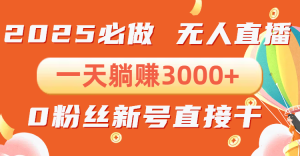(13950期)抖音小雪花无人直播,一天躺赚3000+,0粉手机可搭建,不违规不限流,小...-湘创网