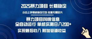 (14244期)暴力项目舆情信息:多平台全自动运行 单机日入200+ 实现睡后收入-湘创网