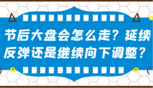 某公众号付费文章:节后大盘会怎么走?延续反弹还是继续向下调整?-湘创网