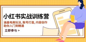 (14120期)小红书实战训练营,涵盖电商玩法, 账号打造, 内容创作, 助你入门到精通-湘创网