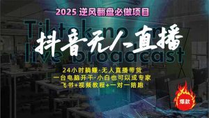 (14539期)抖音无人直播新风口:轻松实现睡后收入,一人管理多设备,24小时不间断...-湘创网