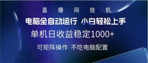 (14490期)2025直播间最新玩法单机日入1000+ 全自动运行 可矩阵操作-湘创网