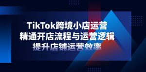 (14369期)TikTok跨境小店运营,精通开店流程与运营逻辑,提升店铺运营效率-湘创网