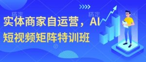 实体商家自运营,AI短视频矩阵特训班-湘创网