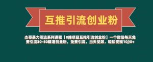 【0撸项目互推引流创业粉】一个微信每天免费引流30-50精准创业粉,免费引流,当天见效,轻松变现几张-湘创网