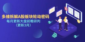 多维拆解A股板块轮动密码,每月更新大盘前瞻研判(更新3月)-湘创网