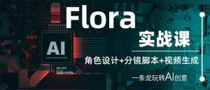 (14225期)Flora实战课:角色设计+分镜脚本+视频生成,一条龙玩转AI创意-湘创网
