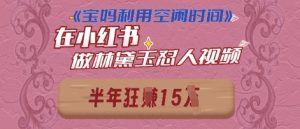 宝妈利用空闲时间，小红书做林黛玉在线怼人视频，快速涨粉，实现账号变现-湘创网
