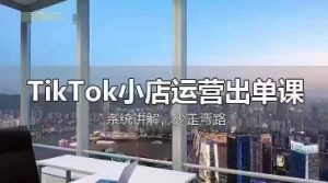 TikTok小店运营出单课,从开店选品、运营出单、发货回款,进行全流程讲解-湘创网