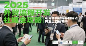 2025外贸流程开发社媒全攻略,利用免费社媒平台成功开发过百位客户-湘创网