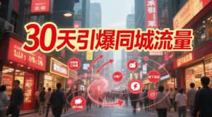 30天引爆同城流量:团购篇 认知篇 流量篇 来客篇 达人篇 老板人设IP篇 投流篇-湘创网